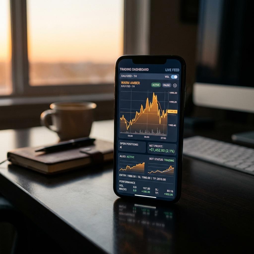 Narastnica AI platforma za kripto trgovanje na pametnom telefonu